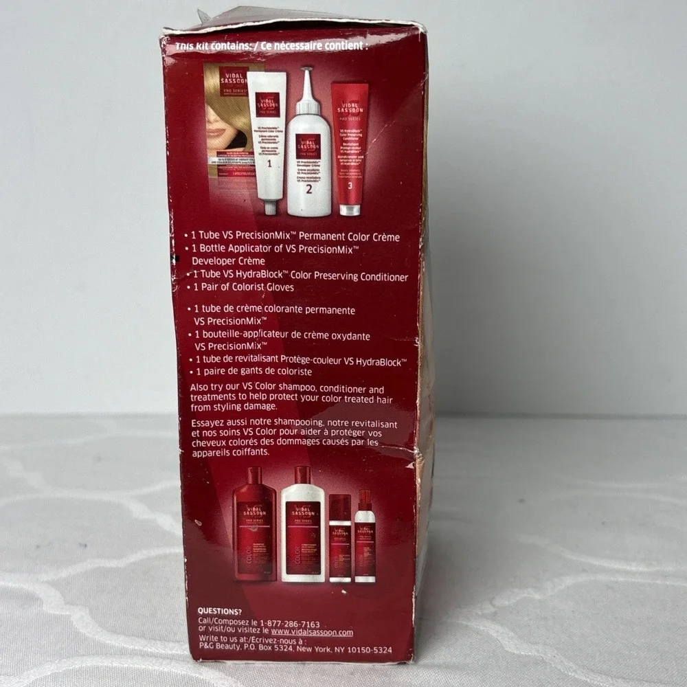 Vidal Sassoon VS Pro Series Ultra Vibrant Color 9 Light Blonde New Discontinued